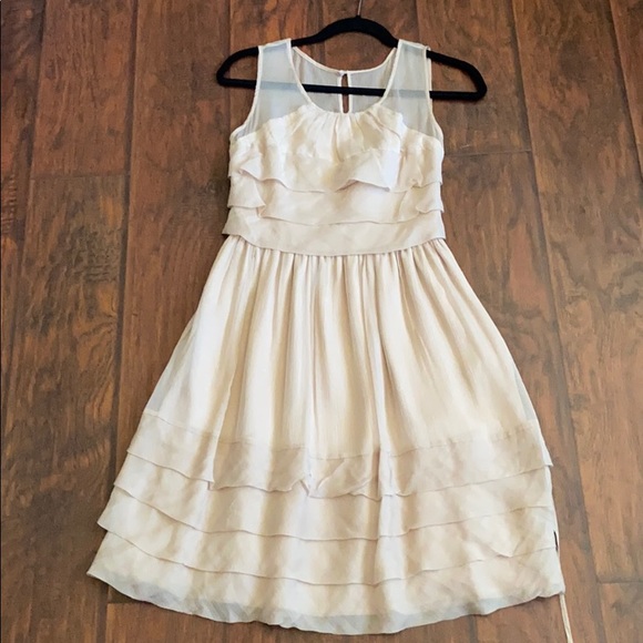 Anthropologie Dresses & Skirts - Anthropologie Burlapp layered float silk dress 4